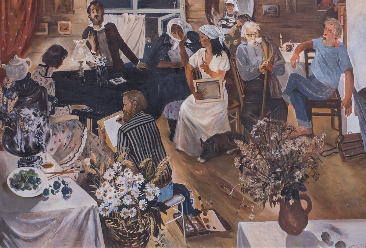 Сания Бахтиярова "Вечером на академической даче"