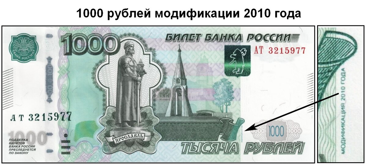 Модификация банкнот 1997