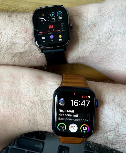Обзор умных часов Amazfit GTS 2 mini: почти Apple Watch за 7 тысяч рублей1