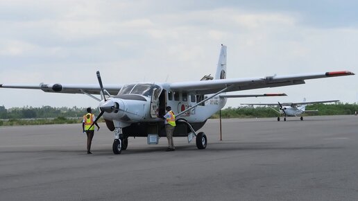 Cessna 208B Grand Caravan а/к Coastal Aviation, рейс Дар-Эс-Салам - Занзибар