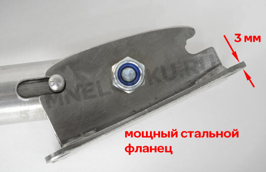 Мощный стальной фланец