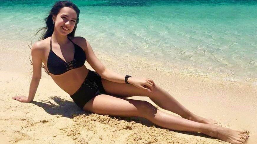 Алина Загитова на отдыхе. Фото взято из открытых источников.