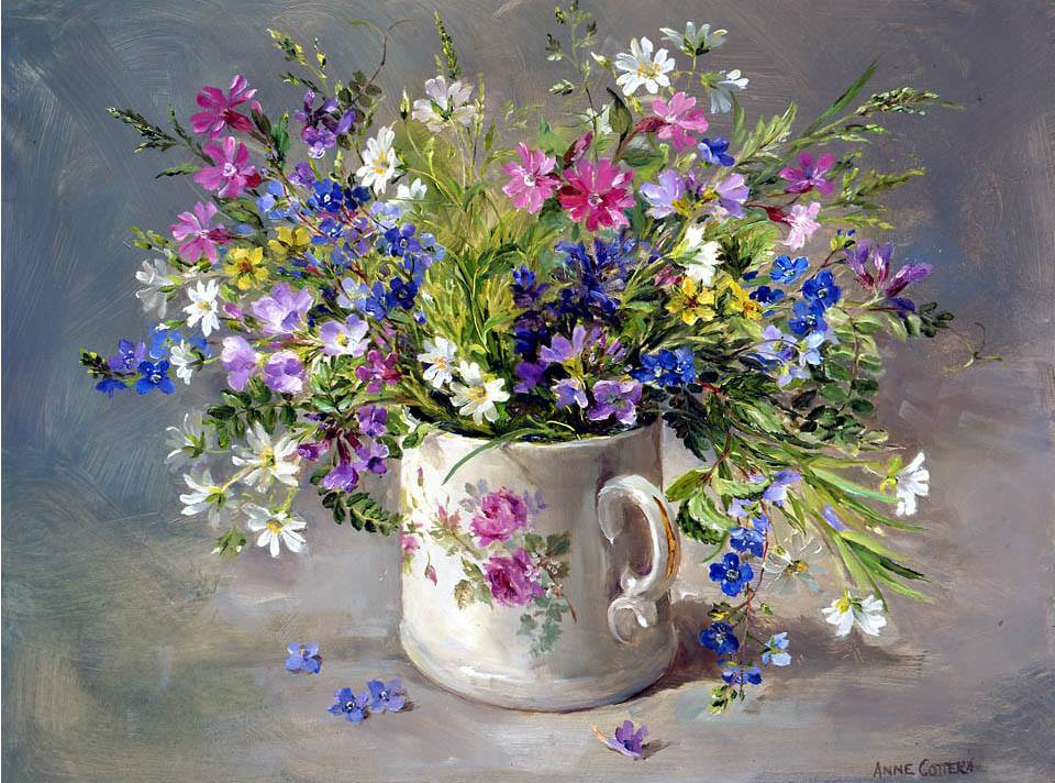 Anne Cotterill — художница, «понимающая» цветы