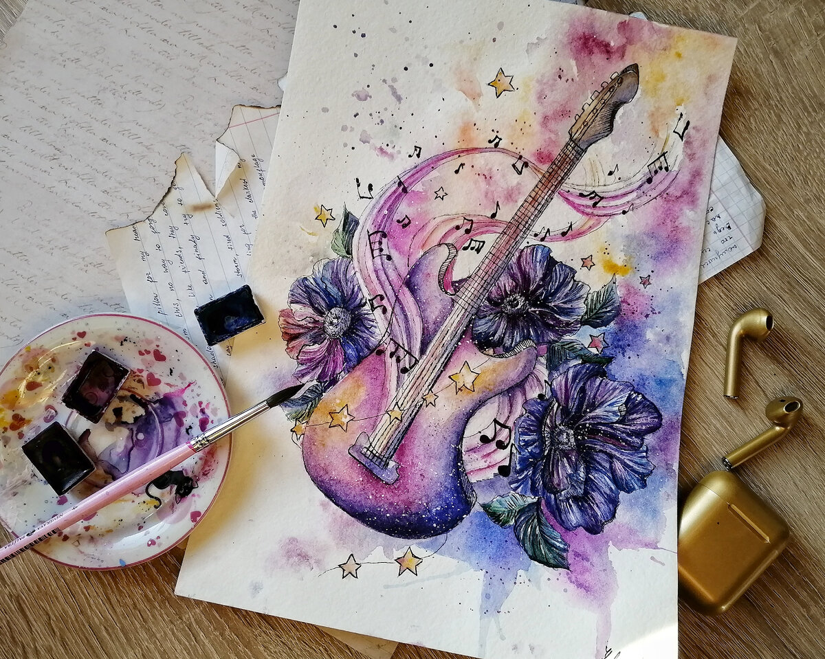 Моя иллюстрация💜