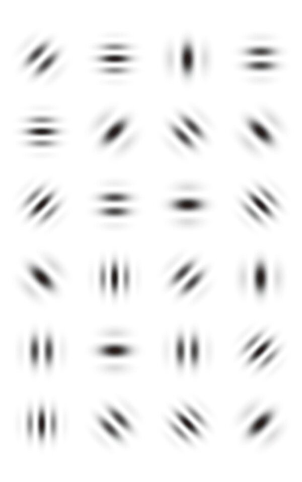 Картинка с пятнами Габора