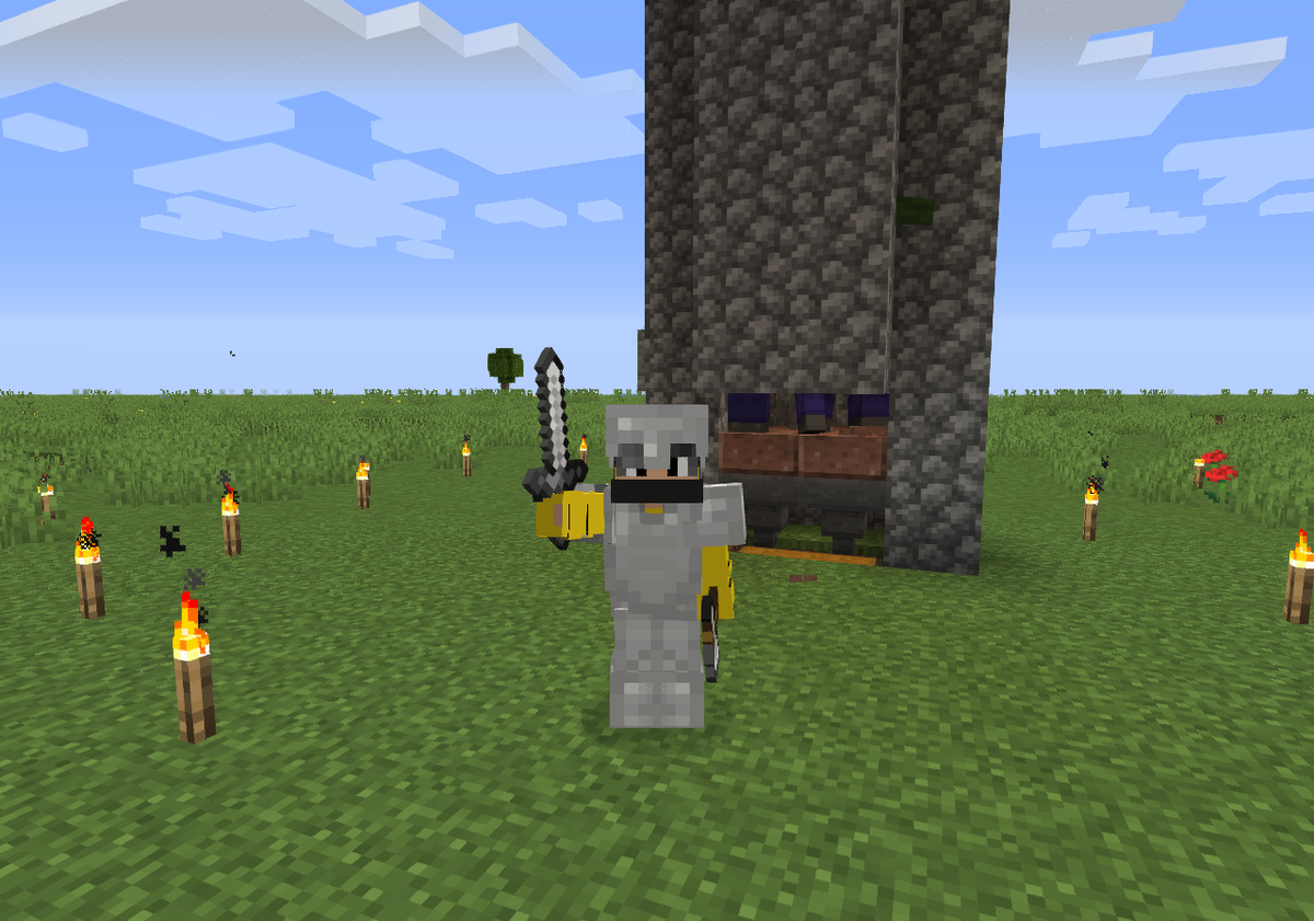 2. Мода креатив. Майнкрафт от второго лица. 7. 12.