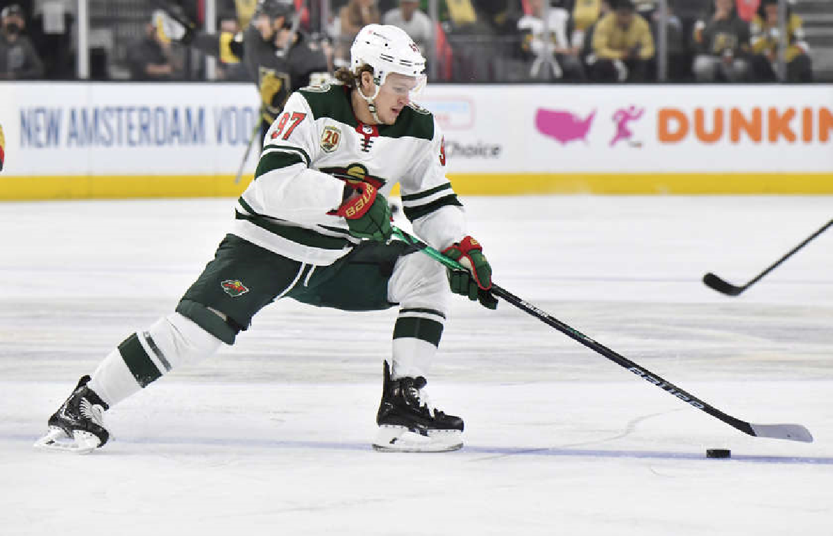 Кирилл Капризов сделал все, чтобы подольше задержаться в дебютном Кубке Стэнли. Фото: НХЛ