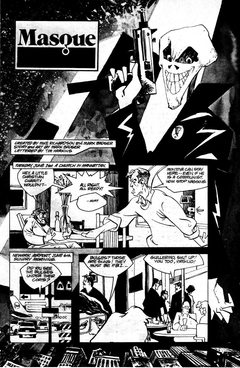 И самый первый комикс про Маску