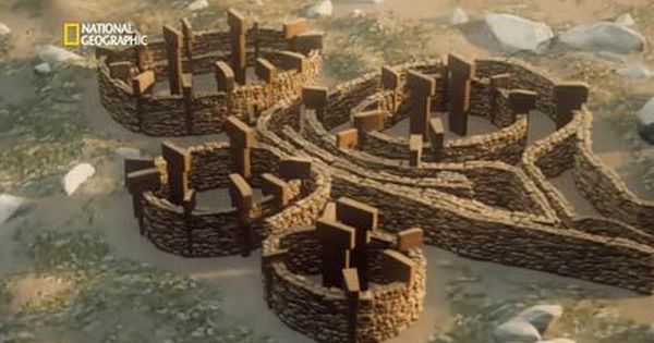 Реконструкция общего вида святилища Гебекли-Тепе (фото из открытых источников)