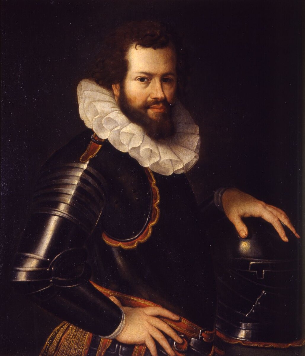 "Портрет Рануччо I Фарнезе",  Чезаре Аретузи, ? год. Картина хранится в коллекции Национальной галереи Пармы.