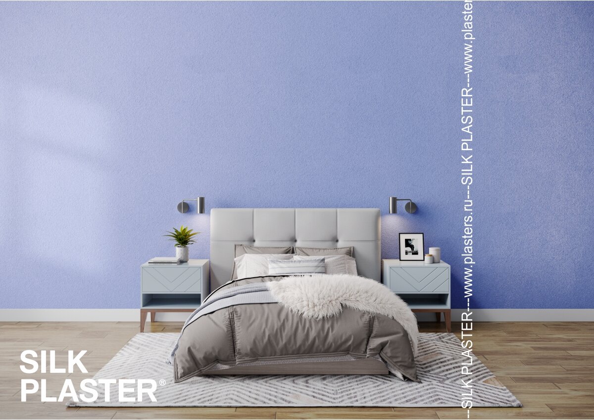 На фото жидкие обои SILK PLASTER Art Design 234