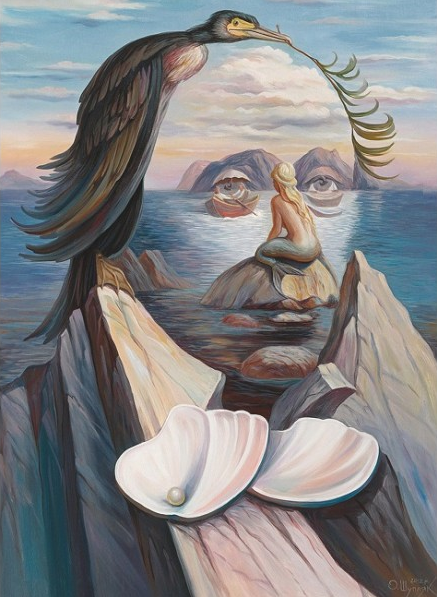 Что первым вы увидели на изображении? Скалы? Птицу? Русалку? Лицо?