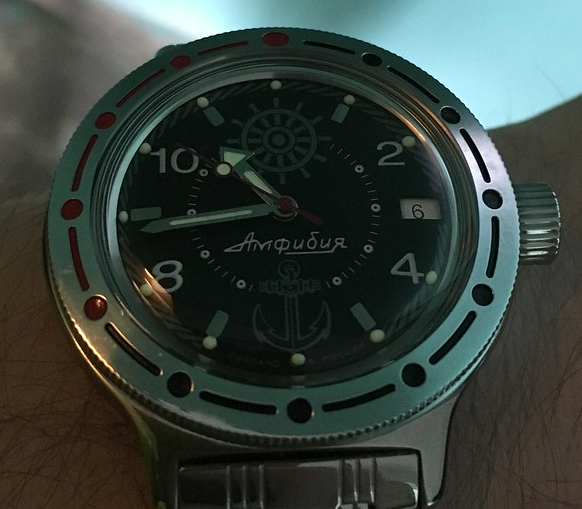 Восток Амфибия Классика 420526 вживую