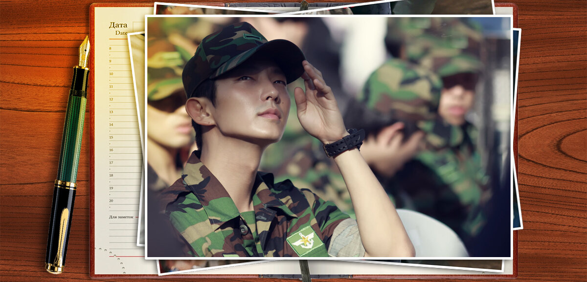 Ли джун ги в армии фото