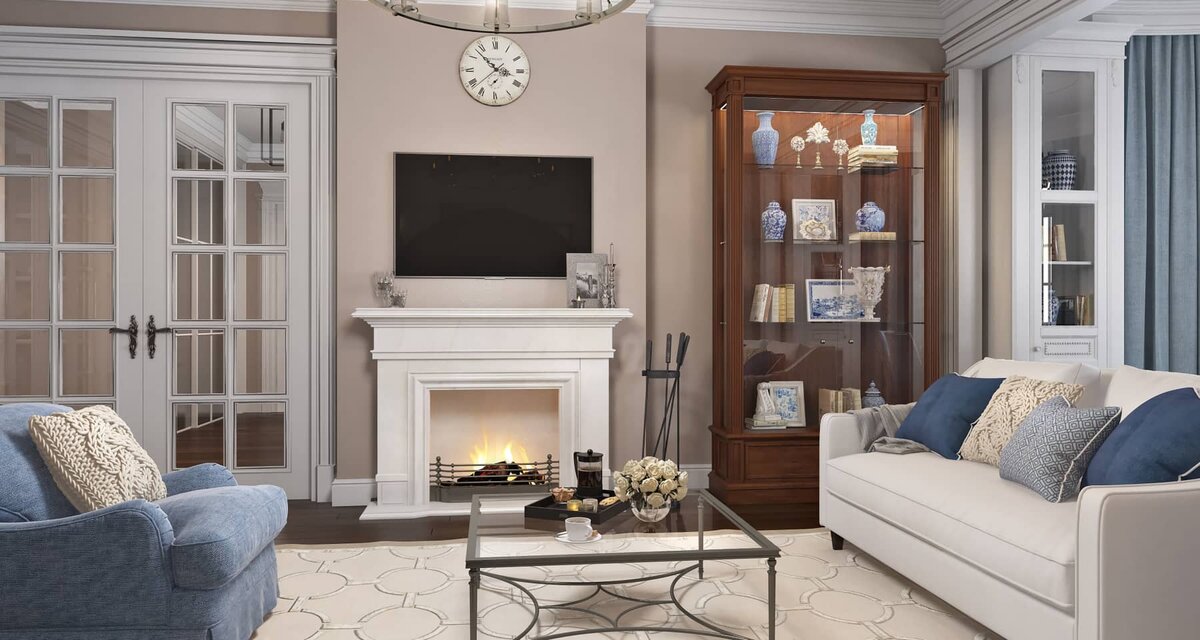 Камин как фокусное место