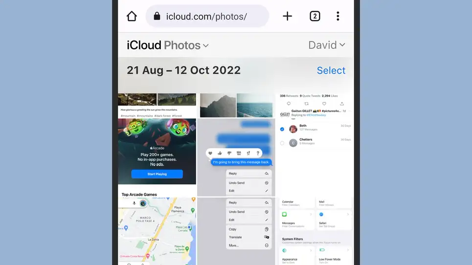 Вы можете получить доступ к своим фотографиям и видеозаписям iCloud с устройств Windows, Android и из Интернета.