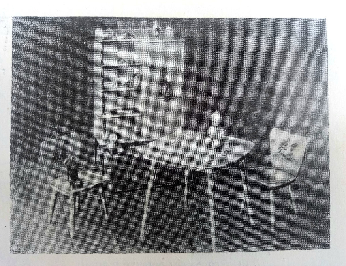 Детская мебель. "Краткая энциклопедия домашнего хозяйства". Государственное научное издательство "Большая советская энциклопедия", М., 1959г. 