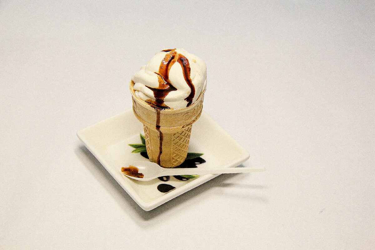 мороженное с бальзамическим уксусом