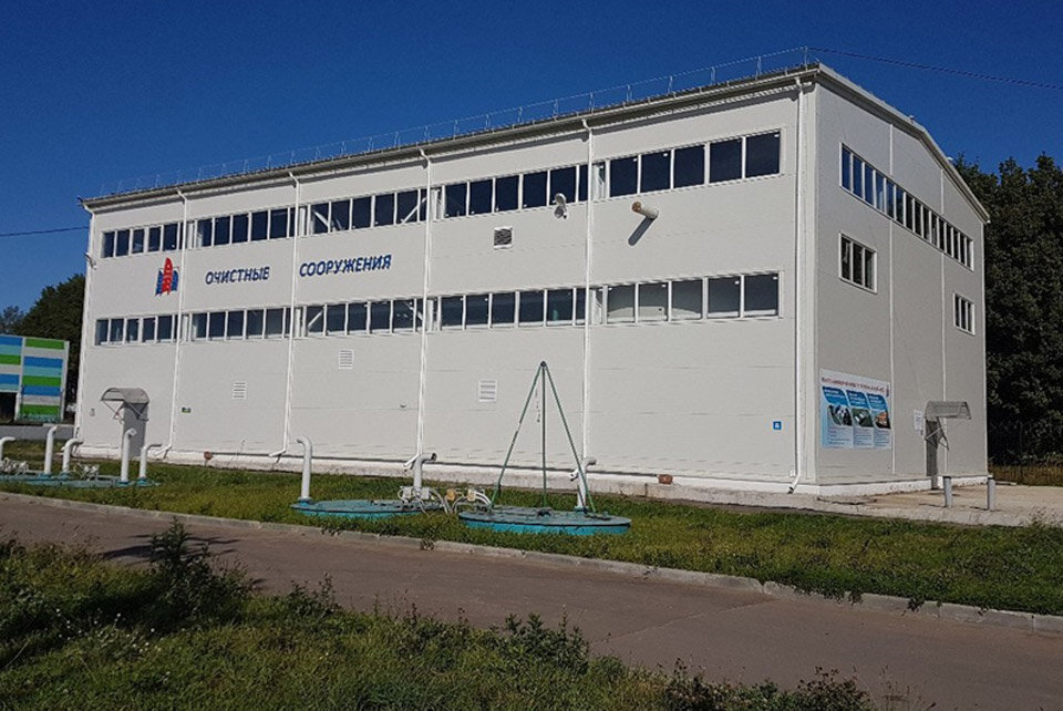 Очистные сооружения в п.Новинки, Нижегородская обл.