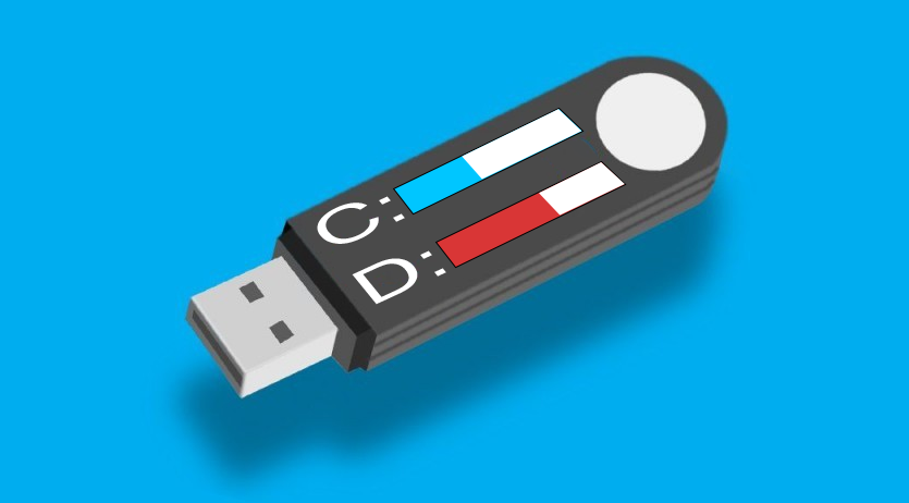 Как разбить USB-флэшку на разделы