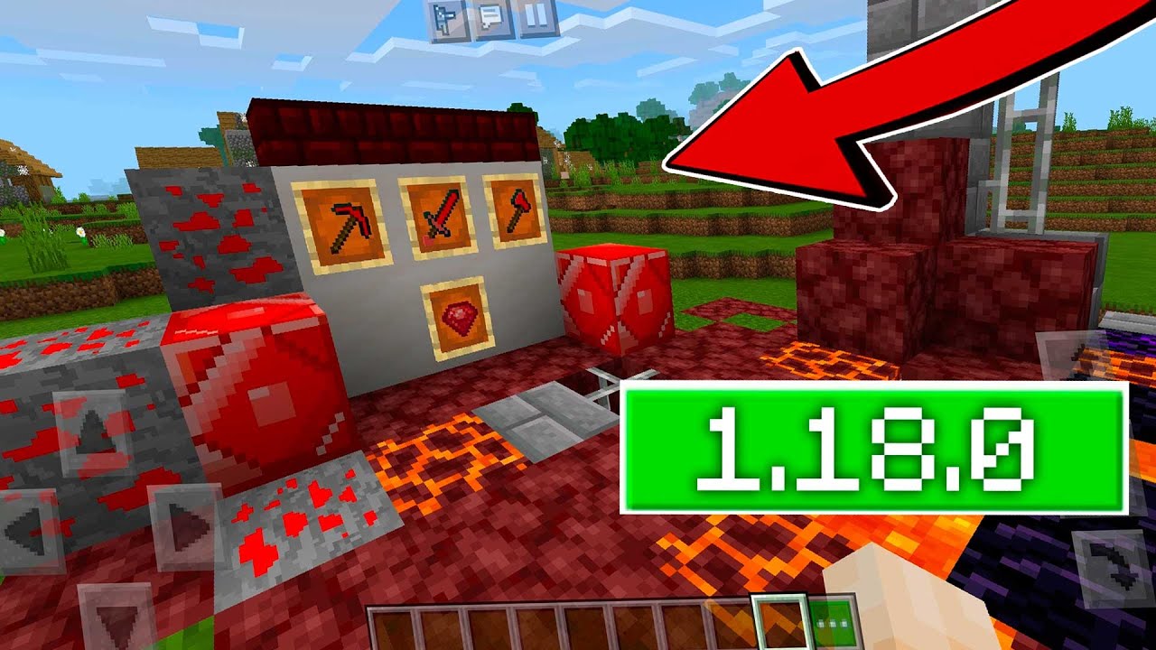 Minecraft PE 1.18 - РУБИНОВОЕ ОБНОВЛЕНИЕ (СКАЧАТЬ)