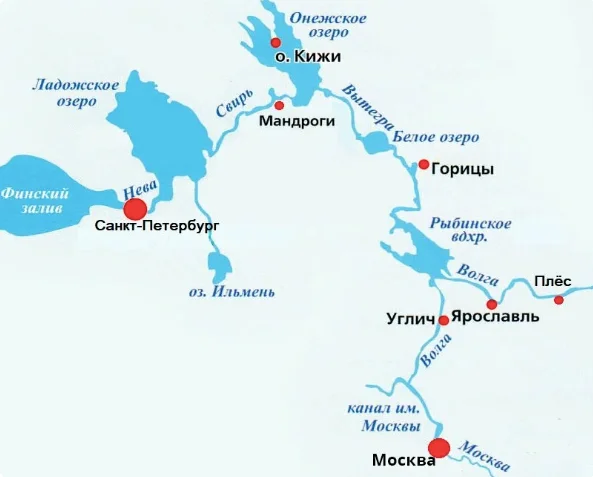 Кижи валаам на теплоходе из спб. Волго-Балтийский канал на карте. Москва Углич маршрут. Водный путь из Москвы в Санкт-Петербург на карте.