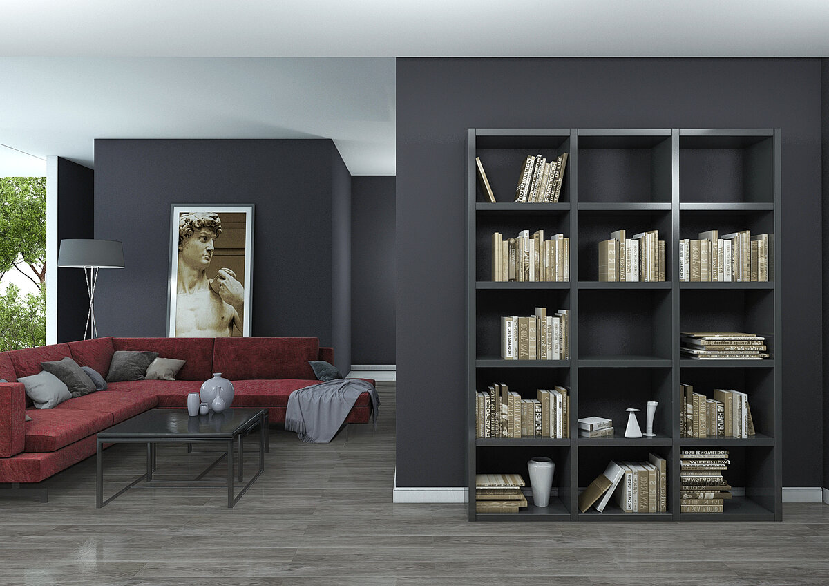 На фото - spc ламинат Stone Floor Дуб Терра