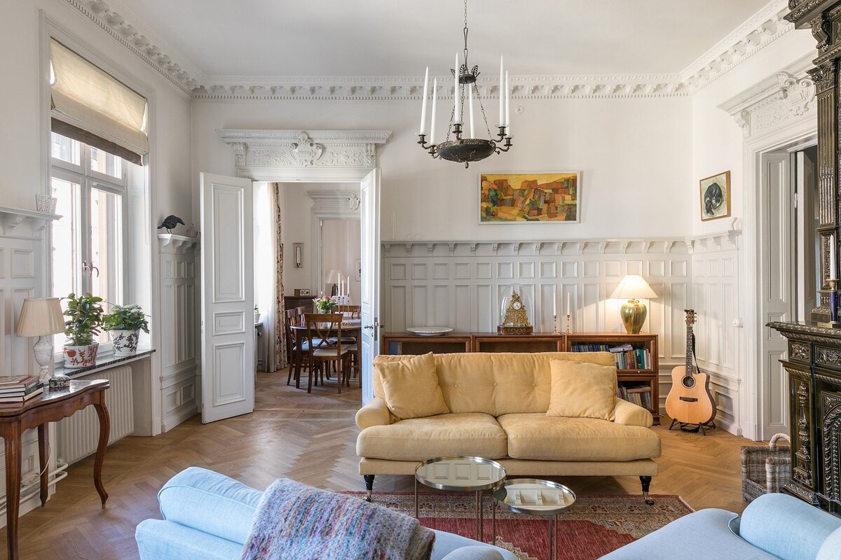 Квартира в старом фонде после реставрации