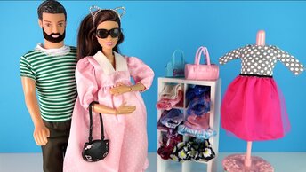 БЕРЕМЕННОЙ МАМЕ НЕЧЕГО НАДЕТЬ? Мультик #Барби Катя и Семья Куклы Игрушки для девочек