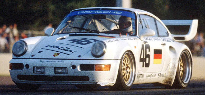 Porsche 964 Turbo S LM  команды Le Mans Porsche Team. Фото: Pinterest.com 
