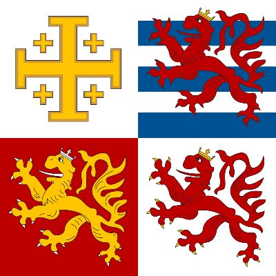 Флаг Кипрского королевства Лузиньянов
