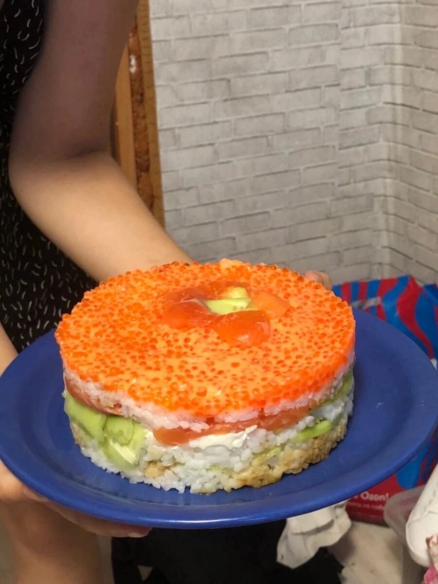 Суши-торт по-карельски