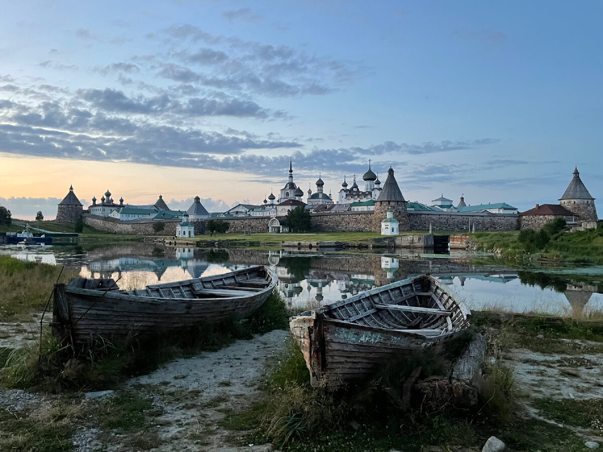Полярный день на Соловецких островах. Фото автора, лето 2022