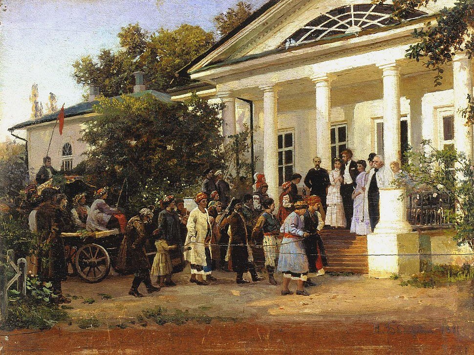 Н. Бодаревский «Свадьба в Малороссии» (1901)