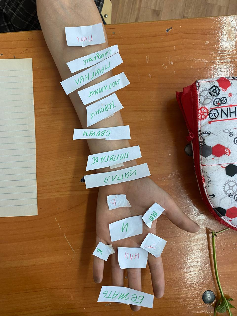 Рука моего ученика)