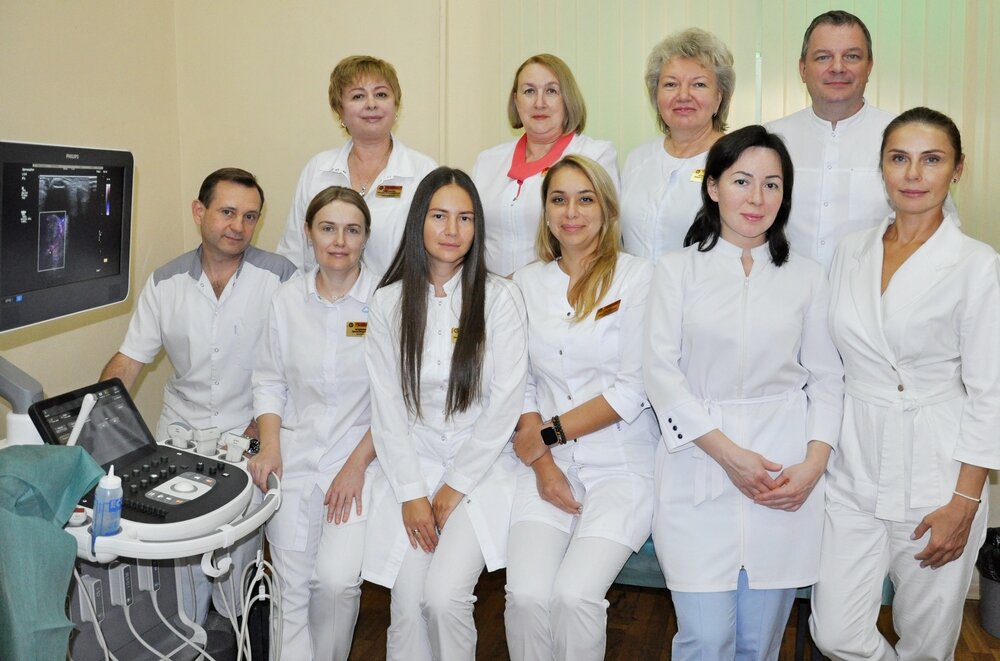 Коллектив отделения ультразвуковой диагностики НМИЦ онкологии Минздрава России