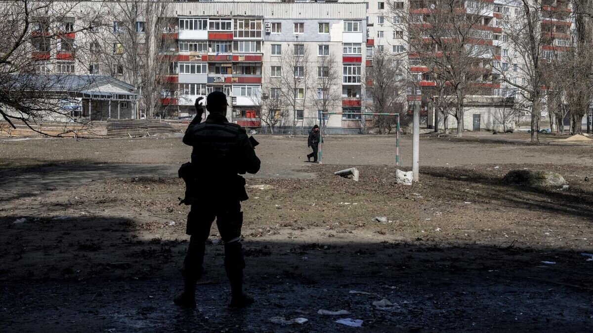    Боец отделения "Донбасс в Рубежном© РИА Новости / Валерий Мельников