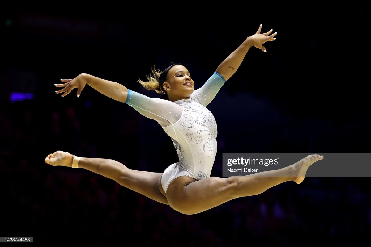 Бразильская гимнастка Ребекка Андраде. 