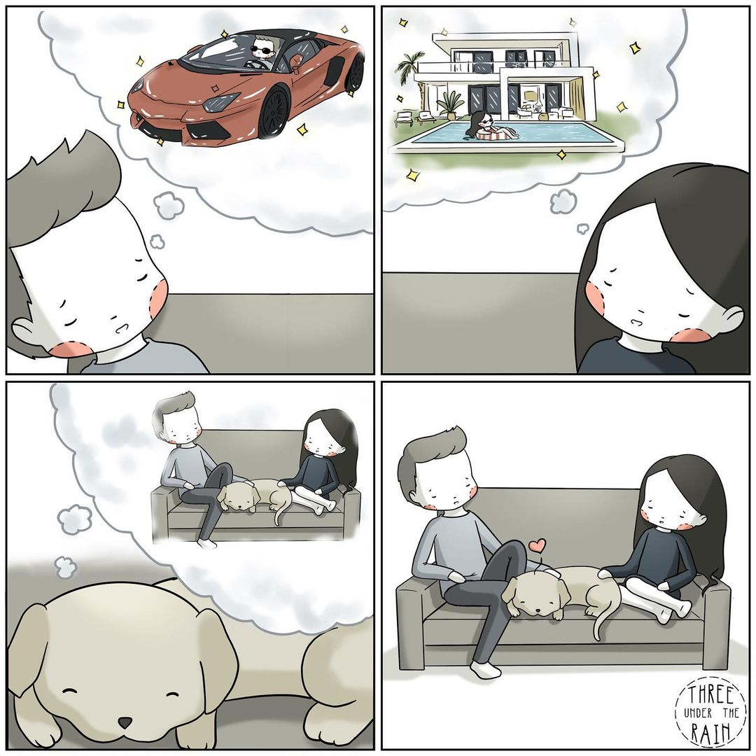 Проблемы низких людей. Милый комикс с ножиком. Under the three. Милые комиксы тульпа. Европейские комиксы.