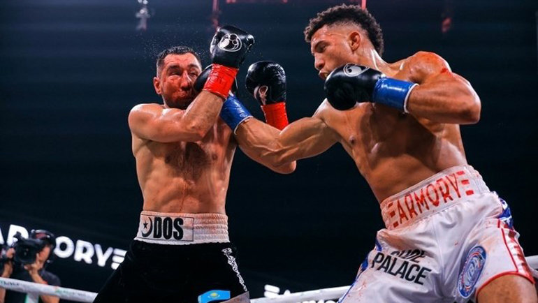    Айдос Ербосынулы и Давид Моррелл.Boxing Scene