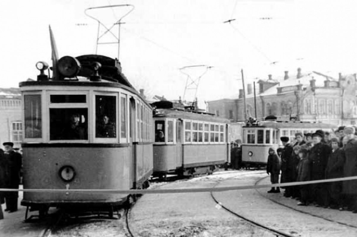    Власти Барнаула показали редкие фотографии первых городских трамваев