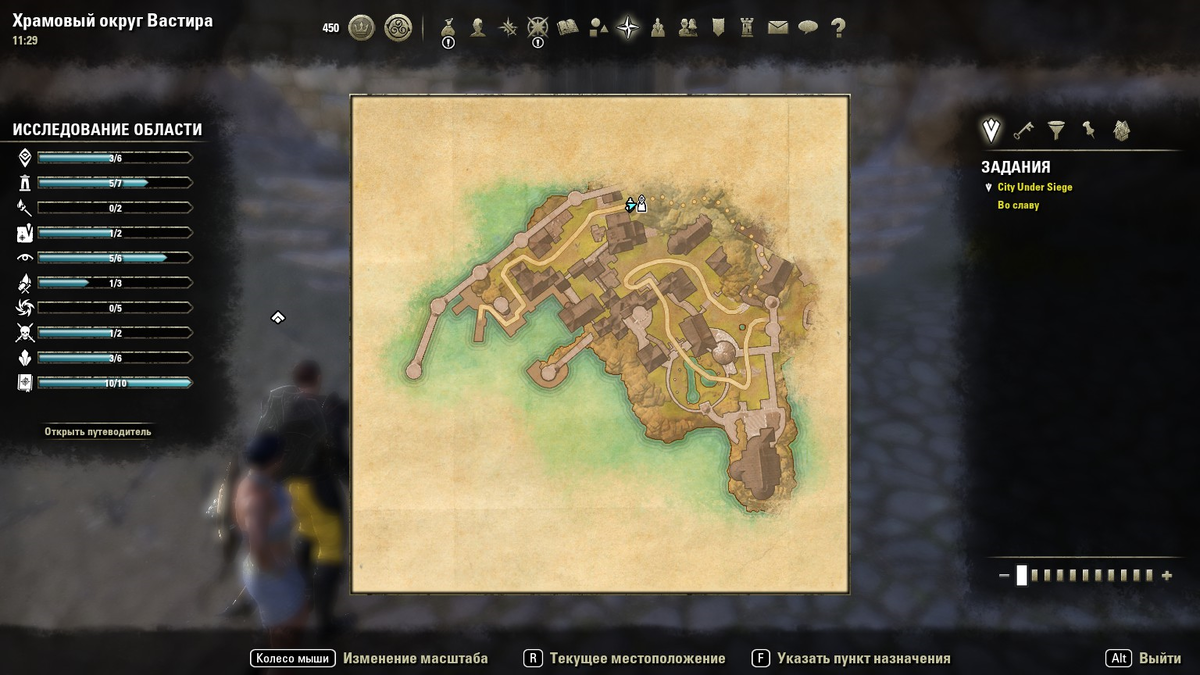 Карта: "Храмовый округ Вастира".