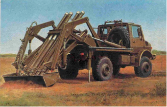 Австрийская 120-мм четырёхствольная самоходная миномётная батарея SM-4,