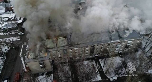    Пожар в Томске ГУ МЧС по Томской области