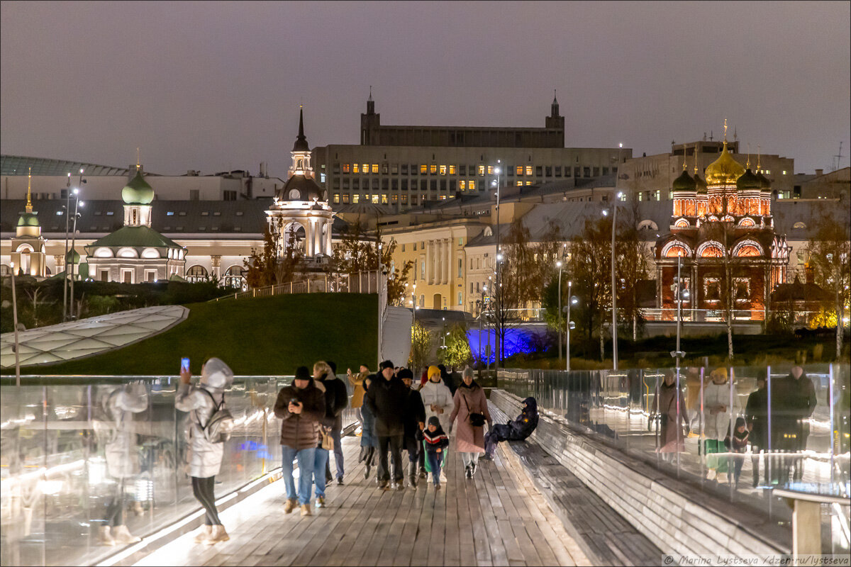 Зарядье москва зимой