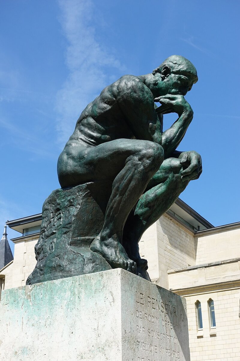Музей Родена в Париже мыслитель