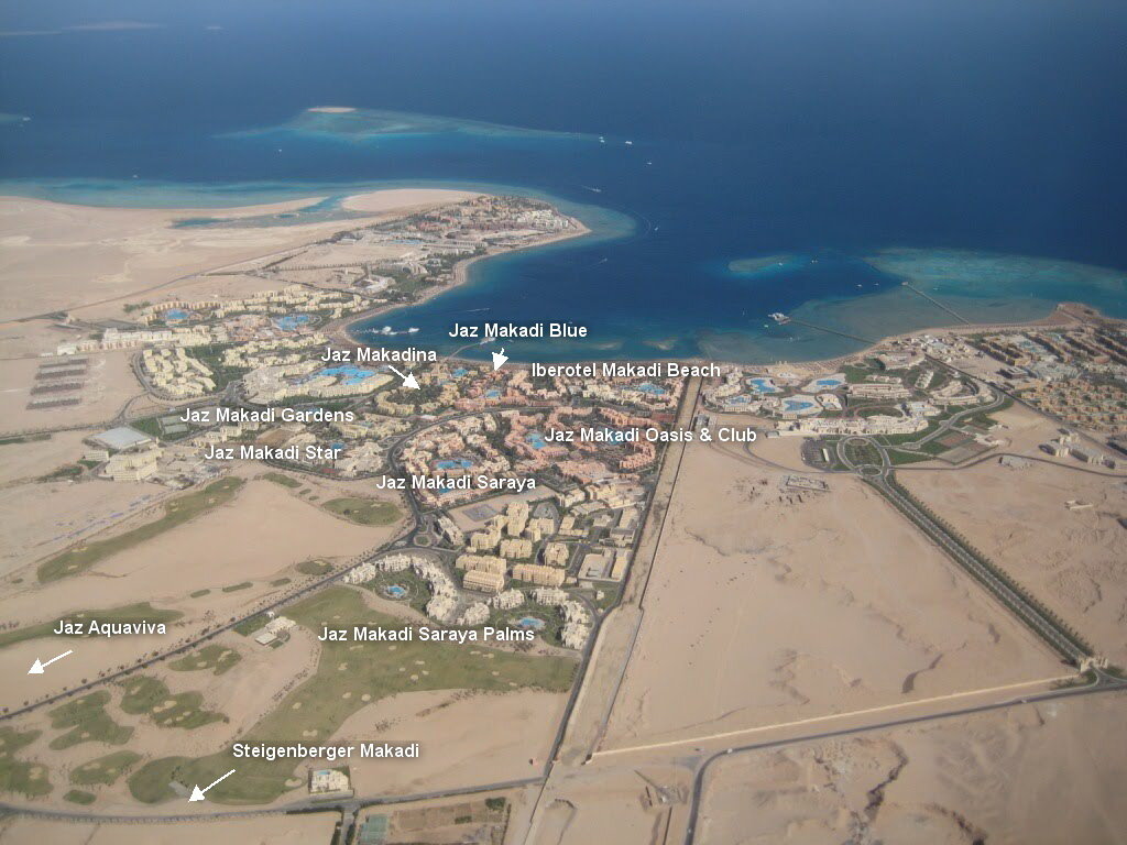 Окрестности отеля Jaz Aquaviva