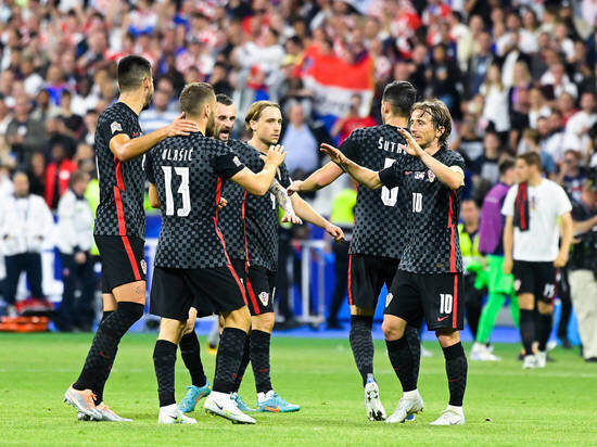     Сборная Хорватии. Фото: IMAGO/Federico Pestellini/www.imago-images.de/globallookpress.com