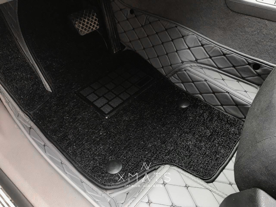 3D коврики из экокожи на Skoda Superb
