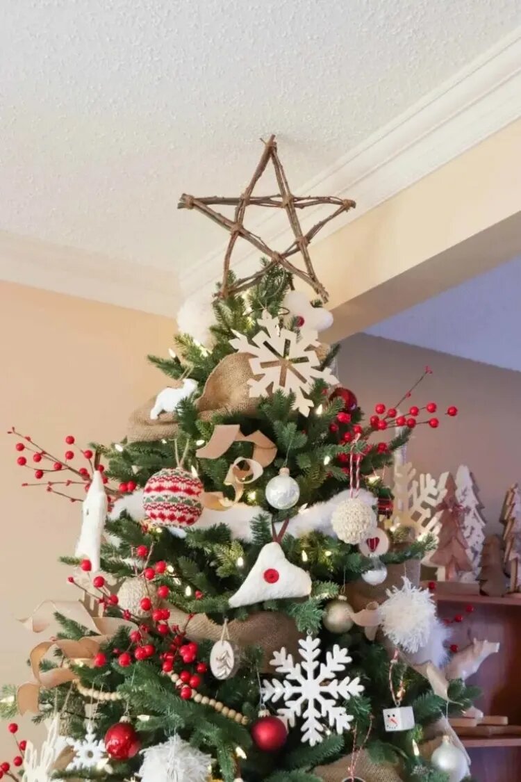 Звезда из бумаги на новогоднюю елку. Полезная информация от Нью Ёлки